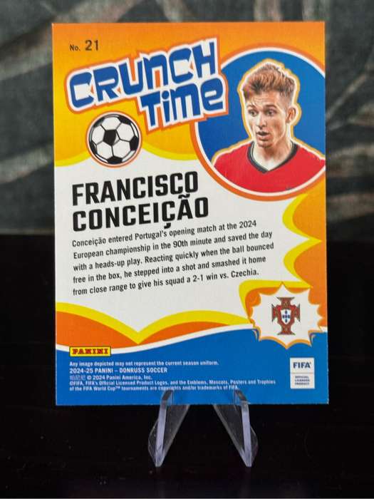 2024-25 Panini Donruss - Francisco Conceição Crunch Time Red & Base - Portugal