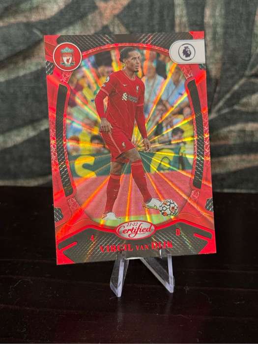 2021-22 Panini Chronicles - Virgil Van Dijk Red Lazor - Liverpool