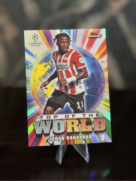 2024-25 Topps Finest - Johan Bakayoko Top of the World - PSV
