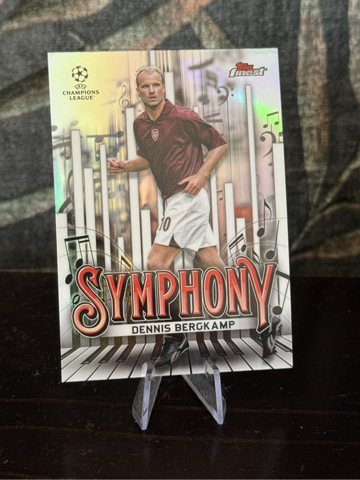 2025 Topps Finest - Dennis Bergkamp Symphony Refractor - Arsenal