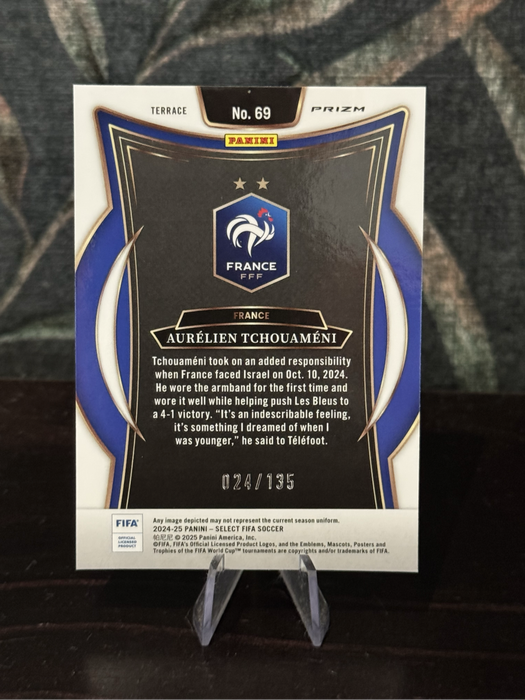 2024-25 Panini Select - Aurelien Tchouameni Camo 024/135 - France