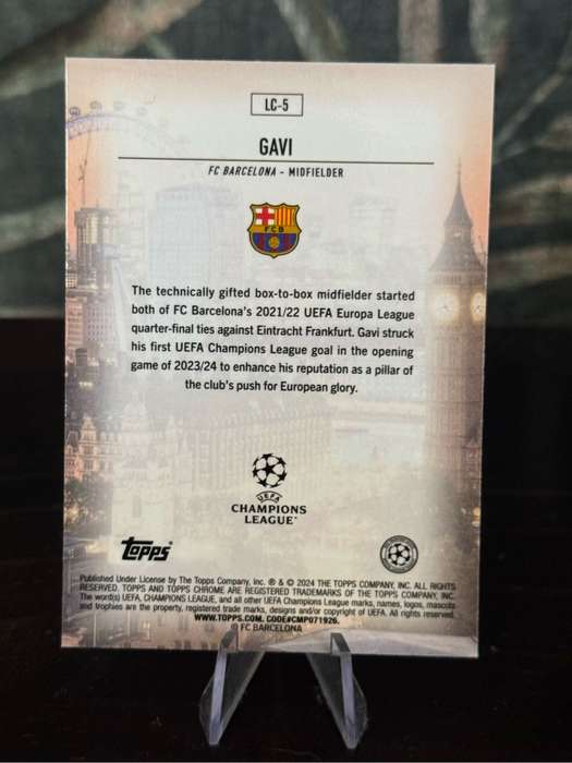 2024 Topps Chrome - Gavi London Calling - Barcelona