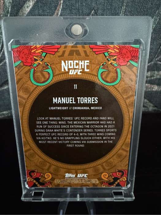 2024 - Topps UFC Noche - Manuel Torres 07/75