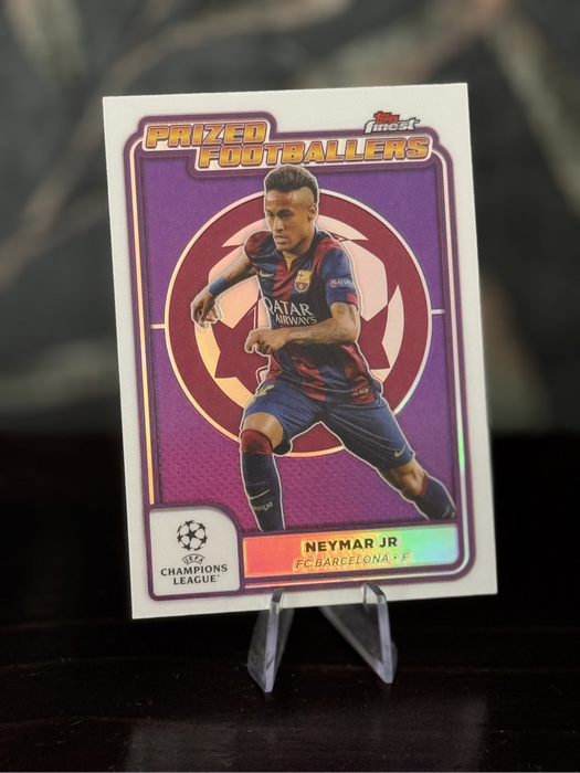 2024-25 Topps Finest - Neymar Jr Prized Footballers Refractor - Barcelona