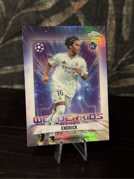 2025 Topps Chrome - Endrick RC Wonderkids - Real Madrid