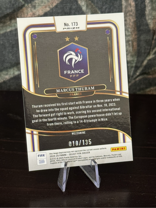 2024-25 Panini Select - Marcus Thuram Camo Prizm - France