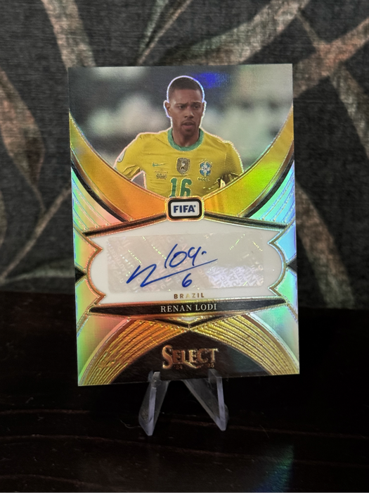 2024-25 Panini Select - Renan Lodi Silver Prizm AUTO - Brazil