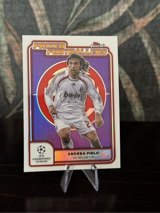 2025 Topps Finest - Andrea Pirlo Prized Footballers Refractor - AC Milan
