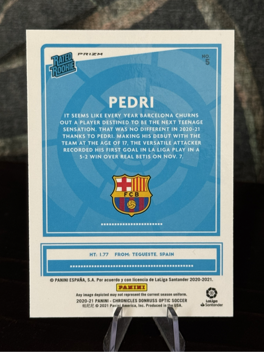 2020-21 Panini Donruss - Pedri Rated Rookie Purple Mojo - Barcelona