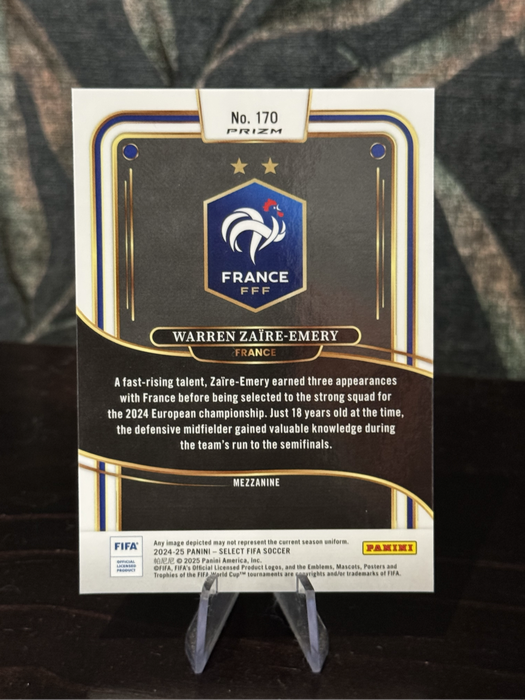 2024-25 Panini Select - Warren Ziare-Emery Blue Prizm - France