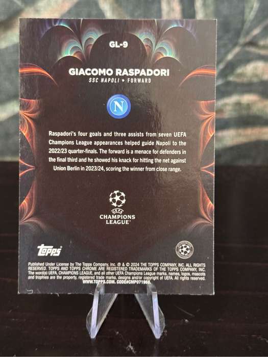 2024 Topps Chrome - Giacomo Raspadori Golazo - Napoli