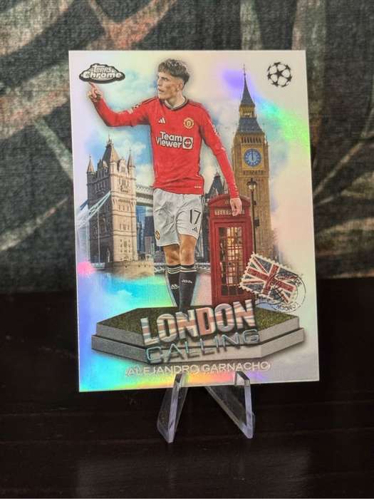 2024 Topps Chrome - Alejandro Garnacho London Calling - Man United