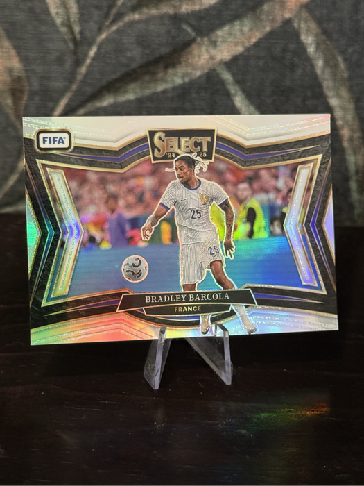 2024-25 Panini Select - Bradley Barcola Silver Field Level Prizm - France