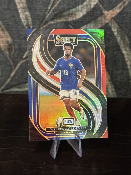 2024-25 Panini Select - Warren Ziare-Emery Red & Blue Prizm - France