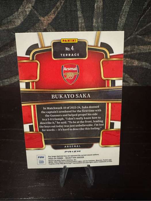 2023-24 Panini Select Purple Mojo Bundle (Saka, Balde, Martinelli & Vos)