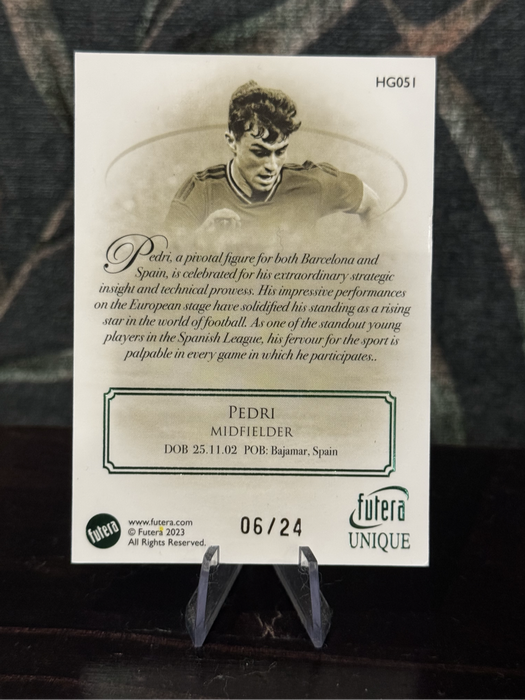 2023 Futera - Pedri Heritage 06/24 - Spain