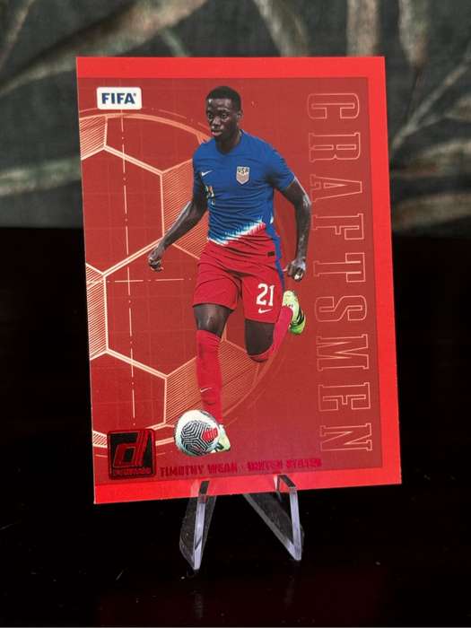 2024-25 Panini Donruss - Timothy Weah Craftsmen Red - USA