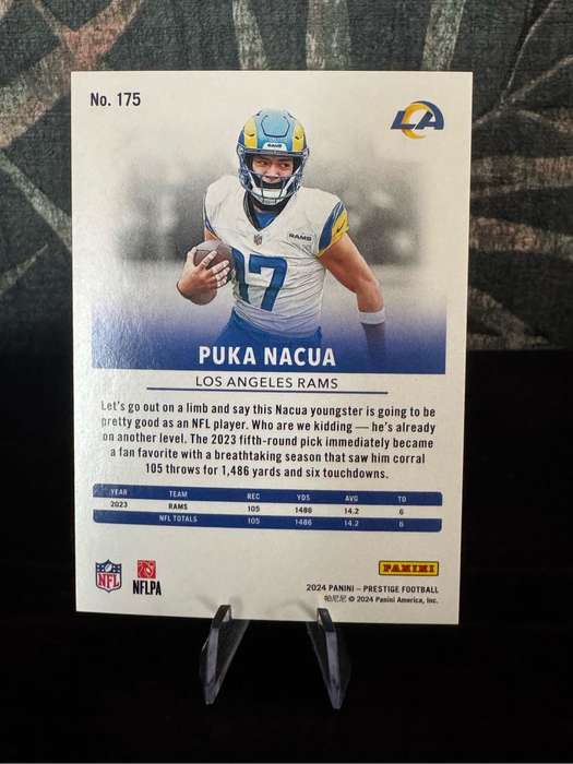 2024 - Panini Prestige - Puca Nacua - Xtra Points Blue 465/599