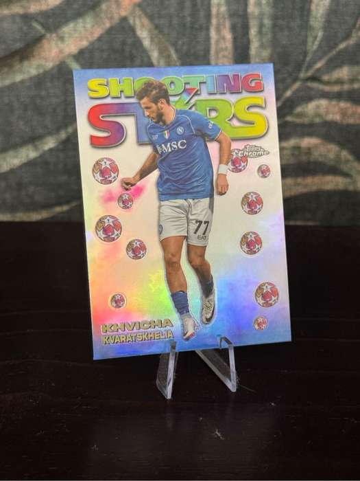 2024 Topps Chrome - Khvicha Kvaratskhelia Shooting Stars - Napoli