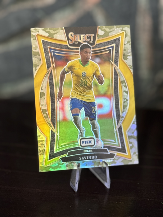 2024-25 Panini Select - Savinho Camo Prizm 24/135 - Brazil