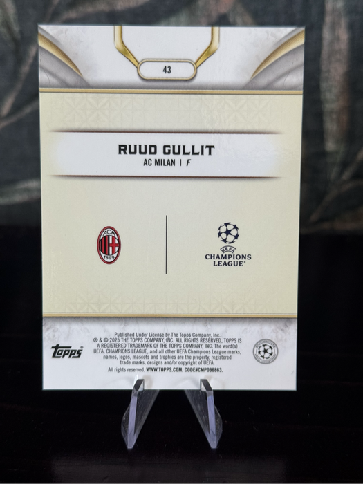 2025 Topps Reverence - Ruud Gullit - AC Milan