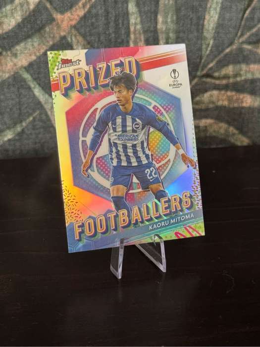 2024 Topps Finest - Kaoru Mitoma Prized Footballers PF-6