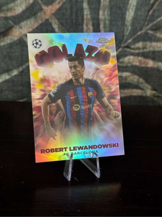 2023 Topps Chrome - Robert Lewandowski Golazo - Barcelona