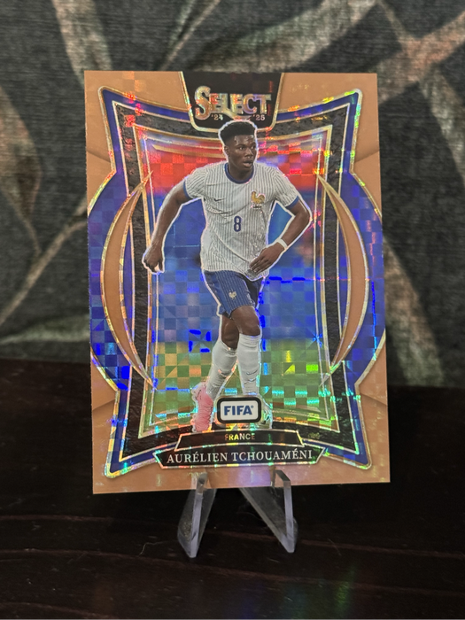 2024-25 Panini Select - Aurelien Tchouameni Bronze Checkerboard 57/75 - France