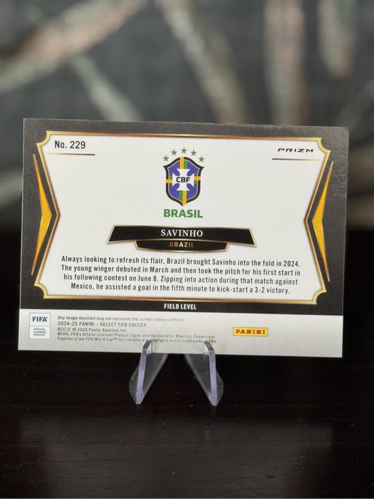 2024-25 Panini Select - Savinho Red White & Blue SP - Brazil