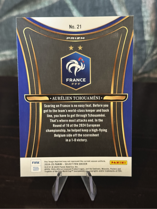 2024-25 Panini Select - Aurelien Tchouameni Unstoppable Prizm - France