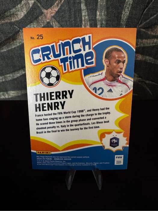 2024-25 Panini Donruss - Thierry Henry Crunch Time Red - France