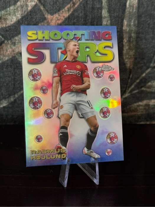 2024 Topps Chrome - Rasmus Højlund Shooting Stars - Man United