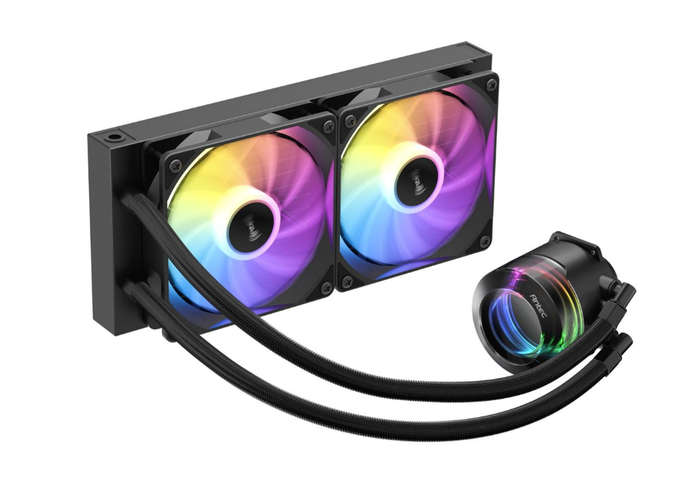 Antec VORTEX LUM 240 ARGB AIO CPU Liquid Cooler  Black