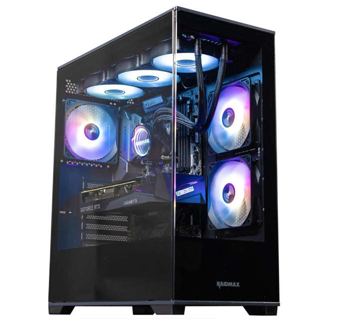 Raidmax Infinita i801 E-ATX ARGB Gaming Chassis - Black