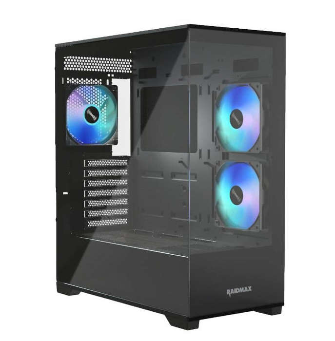 Raidmax Infinita i801 E-ATX ARGB Gaming Chassis - Black