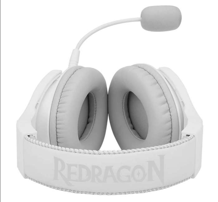Redragon Over-Ear PANDORA USB|Aux RGB Gaming Headset - White