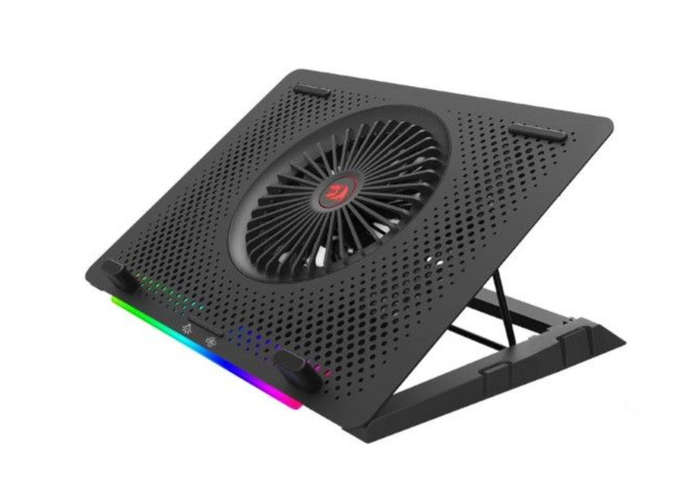 REDRAGON Dual USB 5 Fan RGB Gaming Notebook Stand