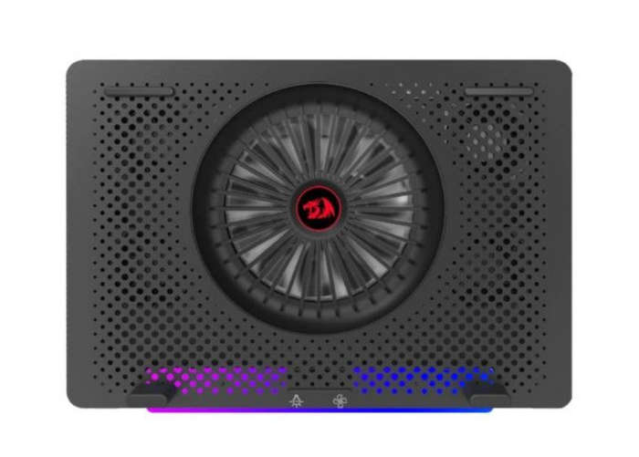 REDRAGON Dual USB 5 Fan RGB Gaming Notebook Stand