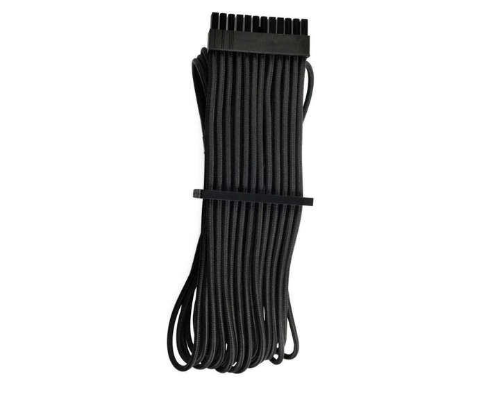 Corsair Individually Sleeved ATX 24-Pin Cable Type 4 Gen 4 - Black - Pack of 2