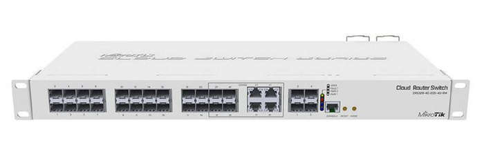 MikroTik Cloud Router Switch 24SFP 4Gigabit Combo Ports 4SFP+