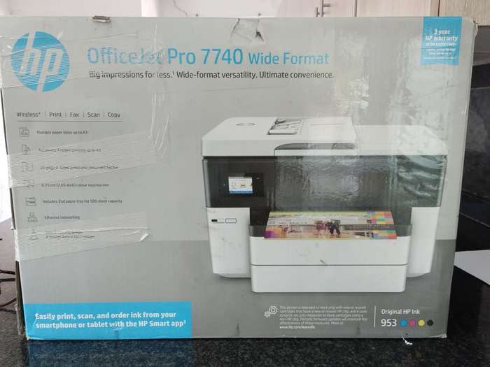 HP OfficeJet Pro 7740 Wide Format All-in-One Printer