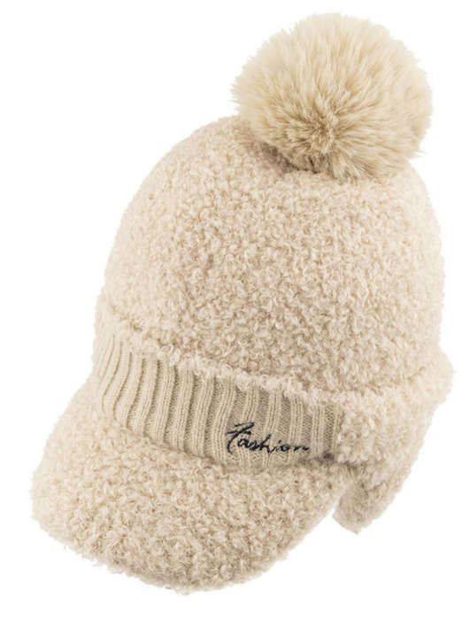 Pom-Pom Winter beanie Hat-scarf