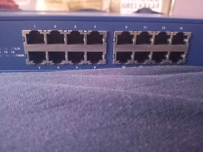 Netgear ProSafe 16 Port 10/100 Switch.