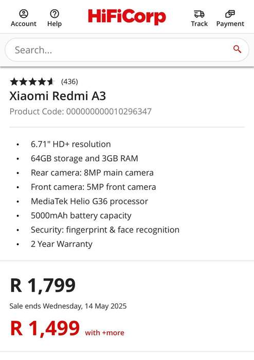 Xiaomi Redmi A3