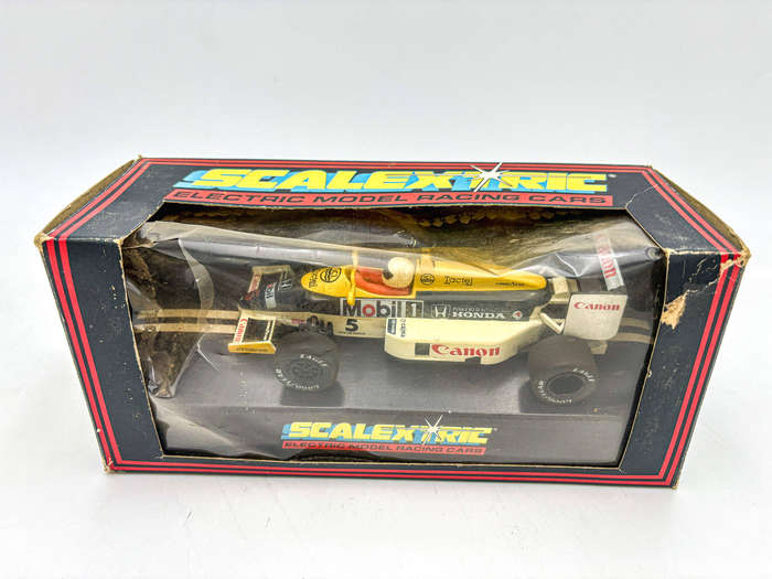 Scalextric C.426 Williams Honda FW11  1:32 Scale Slot Car (Used, Boxed, All Original)