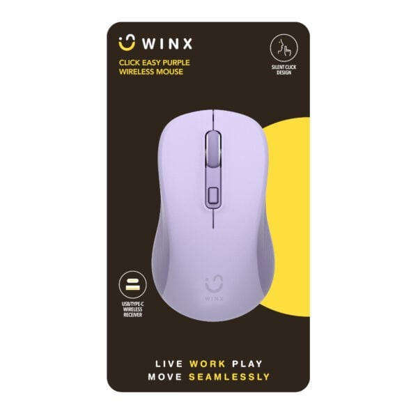 2.4GHz Wireless Mouse  Purple