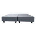 King Size Bed Base - 183cm (W) x 187cm (L) x 27cm (H) - Grey Fabric