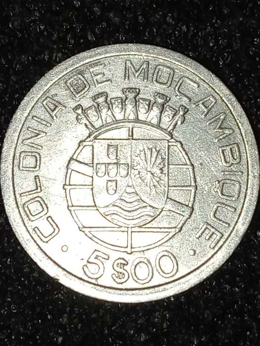 1949 Mozambique escudos silver.
