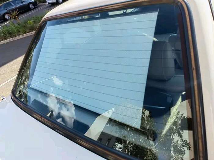 Bmw e30 rear shades