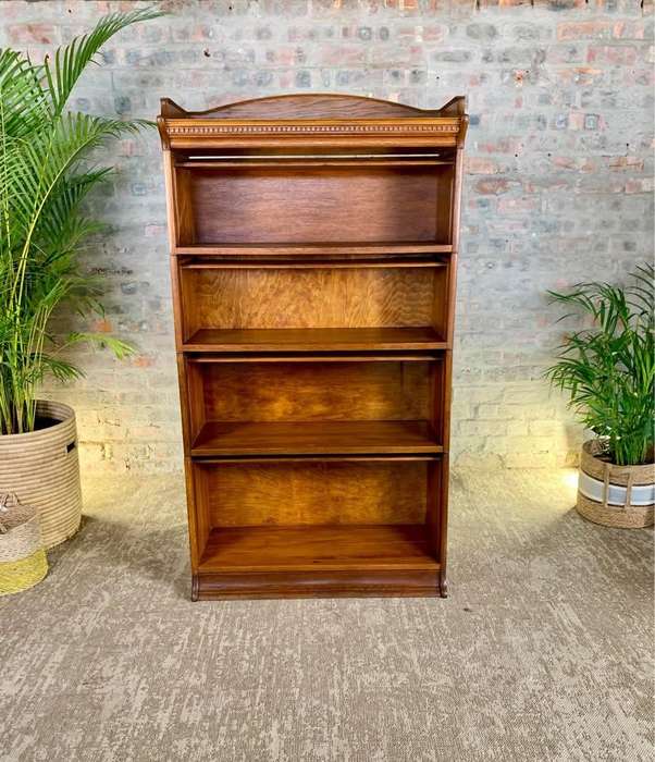 Vintage Oak Globe Wernicke 4 tier Barristers Bookcase / Bookshelf